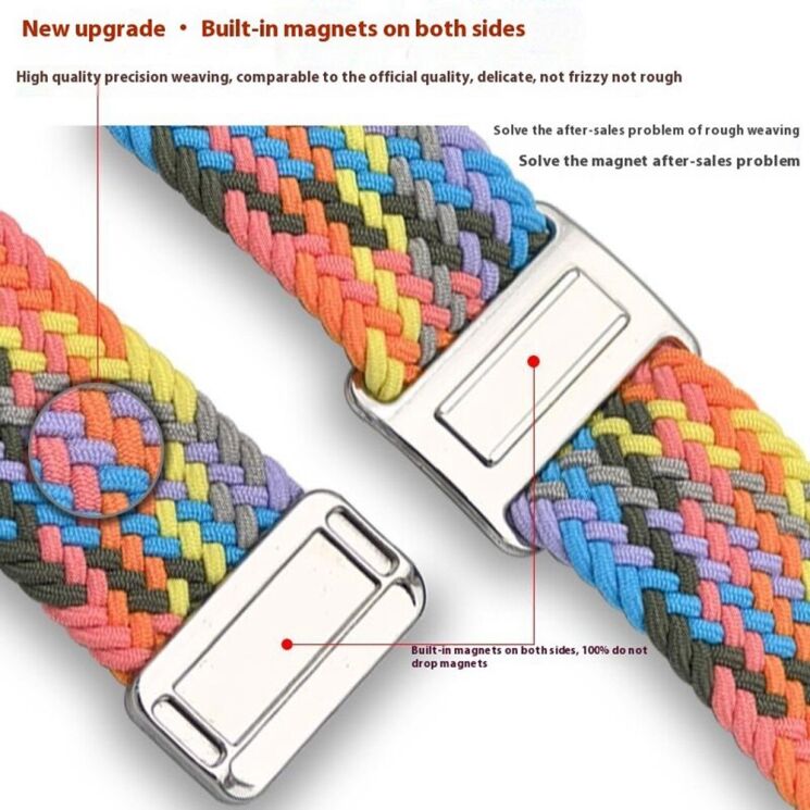 Ремінець Deexe Knitted Strap для Samsung Galaxy Watch Ultra (47mm) - Orange: фото 4 з 5