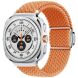 Ремінець Deexe Knitted Strap для Samsung Galaxy Watch Ultra (47mm) - Orange (358020O). Фото 2 з 5