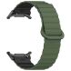 Ремінець Deexe Magnetic Band для Samsung Galaxy Watch Ultra - Army Green / Black (358021GB). Фото 3 з 7