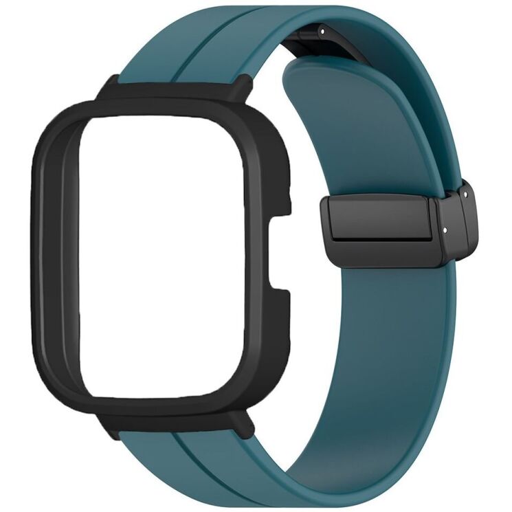 Ремінець Deexe Magnetic Braselet для Xiaomi Redmi Watch 3 - Rock Cyan: фото 1 з 3