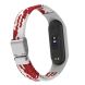 Ремешок Deexe Nylon Strap для Xiaomi Mi Band 7 - Red / White (298704RW). Фото 4 из 5