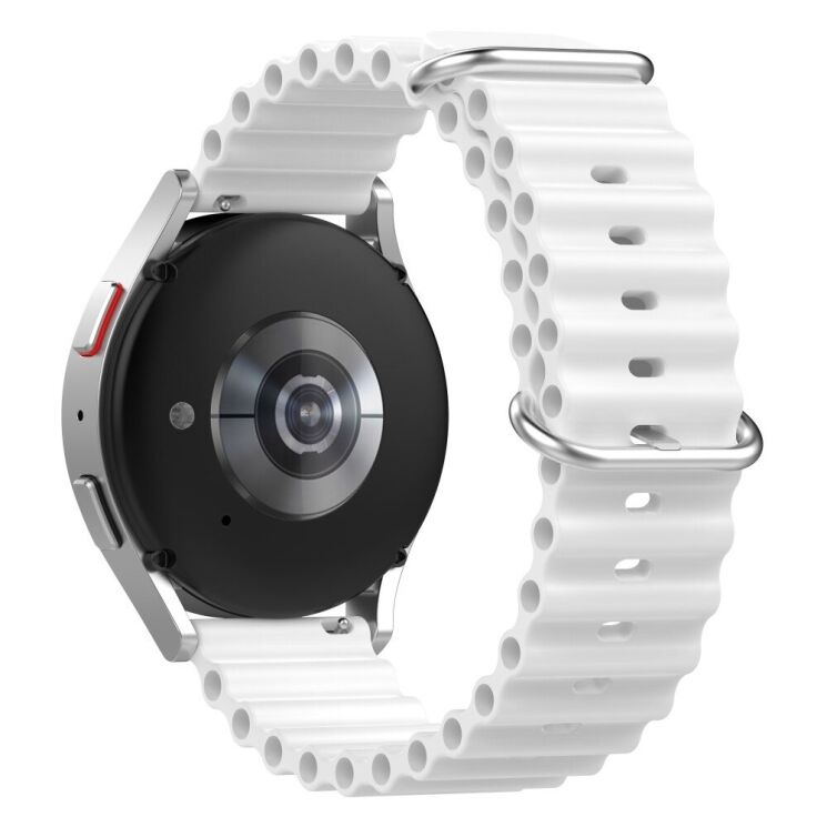 Ремешок Deexe Ocean Strap для часов с шириной крепления 22 мм - White: фото 1 из 9