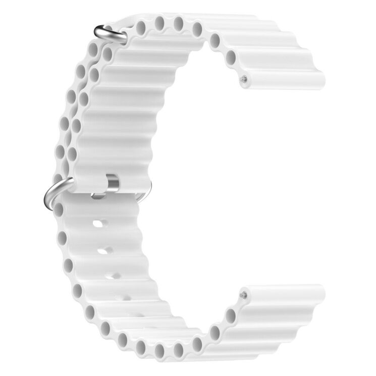 Ремешок Deexe Ocean Strap для часов с шириной крепления 22 мм - White: фото 2 из 9
