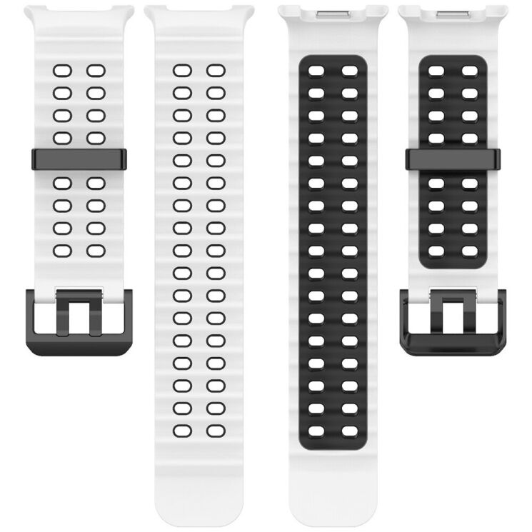 Ремешок Deexe Ocean Strap для Samsung Galaxy Watch 8 (40/44mm) / 8 Classic - White / Black (384117WB) Ремешок Deexe Ocean Strap для Samsung Galaxy Watch 8 (40/44mm) / 8 Classic - White / Black: фото 4 из 6