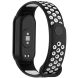 Ремешок Deexe Dual Color для Xiaomi Mi Smart Band 8 / 9 - Black / White (326043BW). Фото 1 из 7