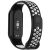 Ремешок Deexe Dual Color для Xiaomi Mi Smart Band 8 / 9 - Black / White: фото 1 из 7
