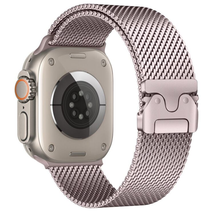 Ремешок Deexe Polaris Strap для Apple Watch 46 / 45 / 44 / SE 44 / 42 (Series 1-3) / Ultra / Ultra 2 - Pink: фото 1 из 11