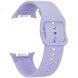Ремінець Deexe Soft Silicone для Samsung Galaxy Watch 8 (40/44mm) / 8 Classic - Purple (384153V). Фото 1 з 6