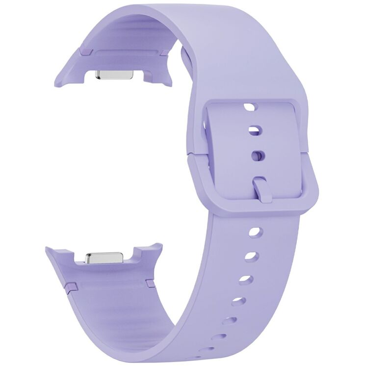 Ремінець Deexe Soft Silicone для Samsung Galaxy Watch 8 (40/44mm) / 8 Classic - Purple: фото 1 з 6