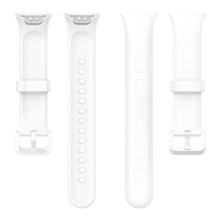 Ремешок Deexe Soft Silicone для Xiaomi Mi Band 7 Pro - White: фото 5 из 7