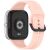 Ремешок Deexe Soft Silicone для Xiaomi Redmi Watch 4 / 5 / Mi Smart Band 8 Pro / Band 9 Pro - Light Pink: фото 1 из 9