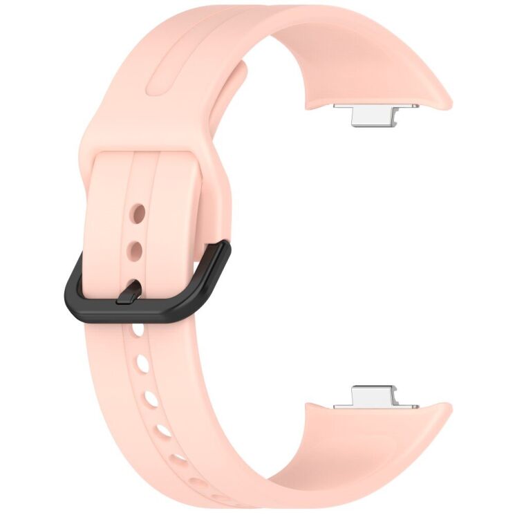 Ремешок Deexe Soft Silicone для Xiaomi Redmi Watch 4 / 5 / Mi Smart Band 8 Pro / Band 9 Pro - Light Pink: фото 2 из 9
