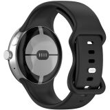 Ремінець Deexe Soft Touch для Google Pixel Watch / Watch 2 / Watch 3 (41mm) - Black (311722B)