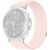 Ремешок Deexe Soft Weave для Samsung Galaxy Watch 8 (40/44mm) / 8 Classic - Pink: фото 1 из 5