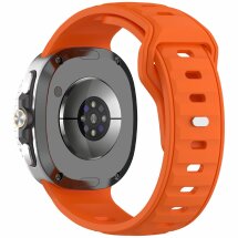 Ремінець Deexe Sport Band для Samsung Galaxy Watch 8 (40/44mm) / 8 Classic - Orange: фото 1 з 6