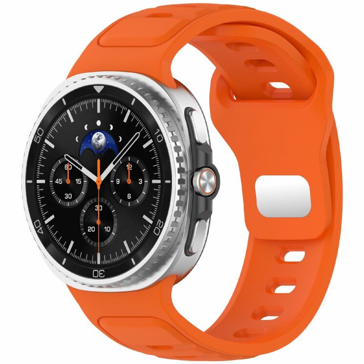 Ремешок Deexe Sport Band для Samsung Galaxy Watch 8 (40/44mm) / 8 Classic - Orange: фото 2 из 6