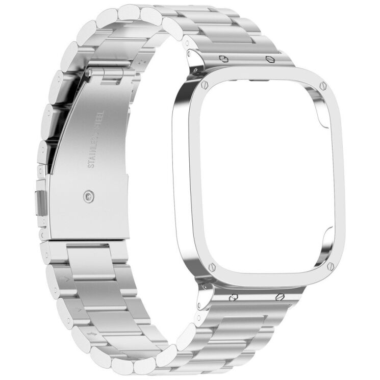 Ремінець Deexe Stainless Steel для Xiaomi Redmi Watch 3 - Silver: фото 2 з 9