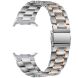 Ремешок Deexe Stainless Steel Strap для Samsung Galaxy Watch Ultra (2025) - Silver / Rose Gold (387800M). Фото 1 из 6