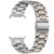Ремешок Deexe Stainless Steel Strap для Samsung Galaxy Watch Ultra (2025) - Silver / Rose Gold: фото 1 из 6
