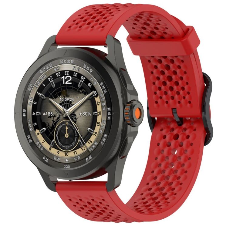 Ремешок Deexe Stellar Strap для часов с шириной крепления 22мм - Red: фото 4 из 6