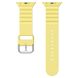 Ремешок Deexe Stripes Series для Apple Watch 42 (Series 10) / 41 / 40 / SE 40 / 38 - Yellow (251855Y). Фото 3 из 7