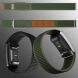 Ремешок для часов Deexe Matrix Weave для WHOOP 5.0 - Army Green / Orange (403112GO). Фото 3 из 6