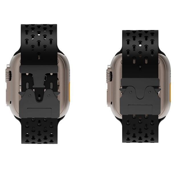 Ремешок KALEBOL Astra Strap для Apple Watch 46 / 45 / 44 / SE 44 / 42 (Series 1-3) / Ultra / Ultra 2 - Black: фото 5 из 9