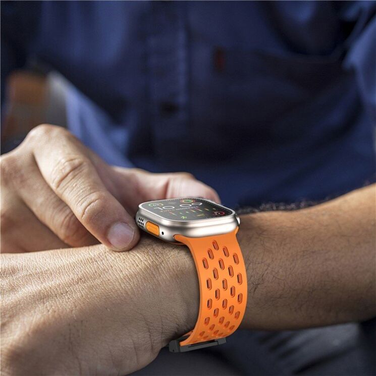 Ремешок KALEBOL Astra Strap для Apple Watch 46 / 45 / 44 / SE 44 / 42 (Series 1-3) / Ultra / Ultra 2 - Starlight: фото 6 из 9