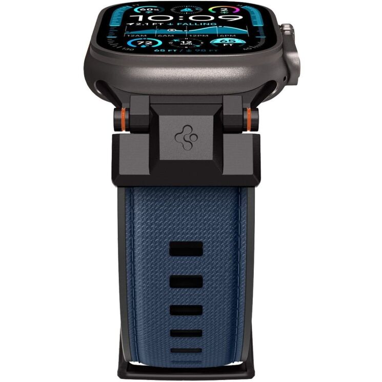 Ремешок Spigen (SGP) DuraPro Armor для Apple Watch 46 / 45 / 44 / SE 44 / 42 (Series 1-3) / Ultra / Ultra 2 - Navy Blue: фото 4 из 16