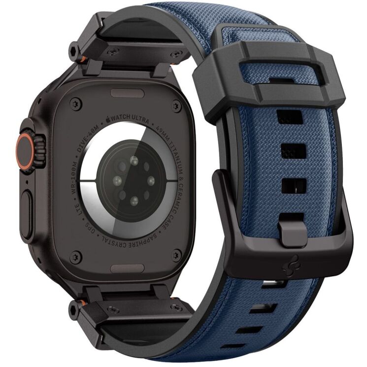 Ремешок Spigen (SGP) DuraPro Armor для Apple Watch 46 / 45 / 44 / SE 44 / 42 (Series 1-3) / Ultra / Ultra 2 - Navy Blue: фото 7 из 16