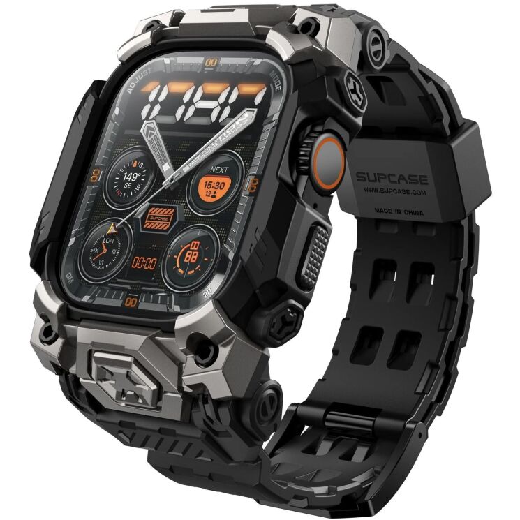 Ремешок Supcase UB Ore для Apple Watch Ultra / Ultra 2 (49mm) 843439156678 - Black: фото 1 из 11