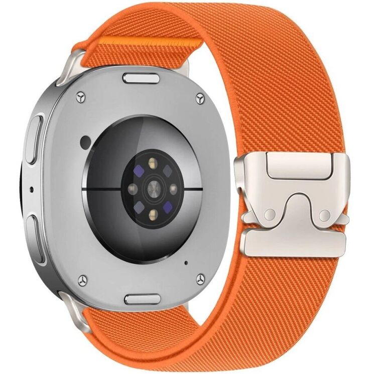 Ремінець Tech-Protect Nylon Clasp для Samsung Galaxy Watch 9 (40/44mm) / 8 (40/44mm) / 8 Classic (5906302325733) - Orange: фото 2 з 8