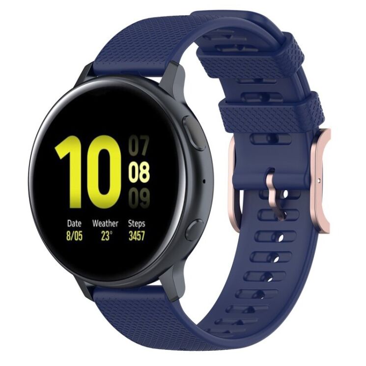 Ремешок UniCase Dot Pattern для Samsung Galaxy Watch 3 (41mm) - Dark Blue: фото 5 из 5
