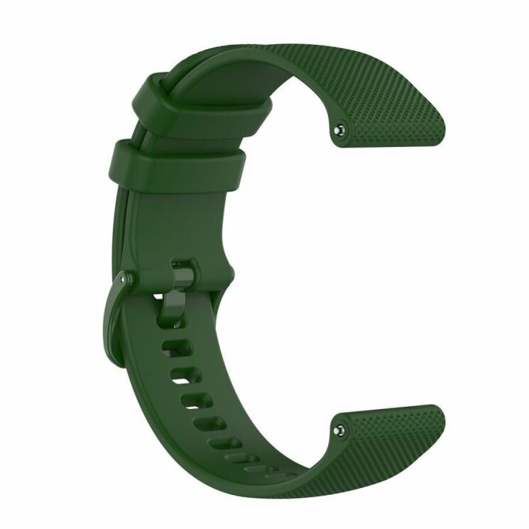 Ремешок UniCase Rhombus Texture для Huawei Watch GT 2e - Army Green: фото 3 из 5