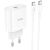 Сетевое зарядное устройство Hoco C94A PD20W + кабель Type-C to Type-C - White: фото 1 из 8
