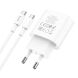 Сетевое зарядное устройство Hoco C94A PD20W + кабель Type-C to Type-C - White (346201W). Фото 5 из 8