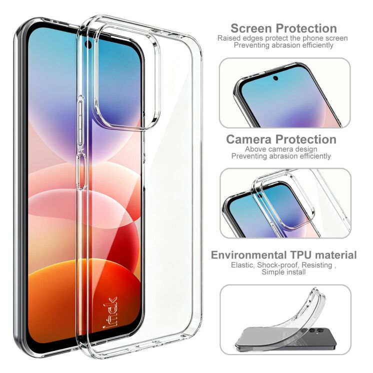Силиконовый чехол IMAK UX-10 Series для Xiaomi Redmi 17 - Transparent: фото 7 из 9