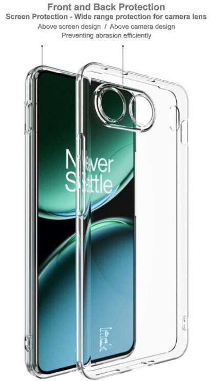 Силиконовый чехол IMAK UX-5 Series для OnePlus Nord 4 - Transparent: фото 8 из 10