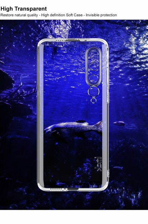 Силиконовый (TPU) чехол IMAK UX-5 Series для Xiaomi Mi 10 - Transparent: фото 7 из 13