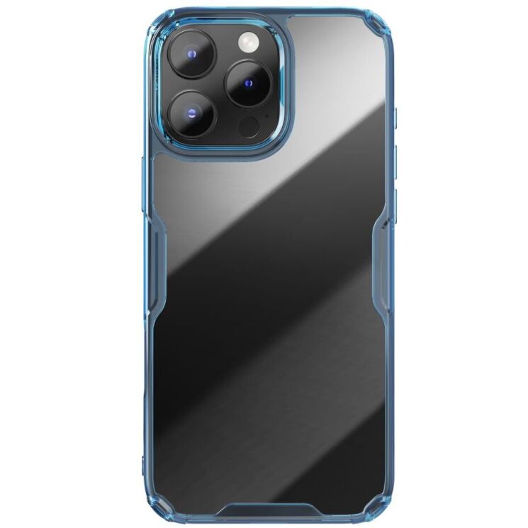 Силиконовый чехол NILLKIN Nature TPU Pro для Apple iPhone 16 Pro - Blue: фото 1 из 14
