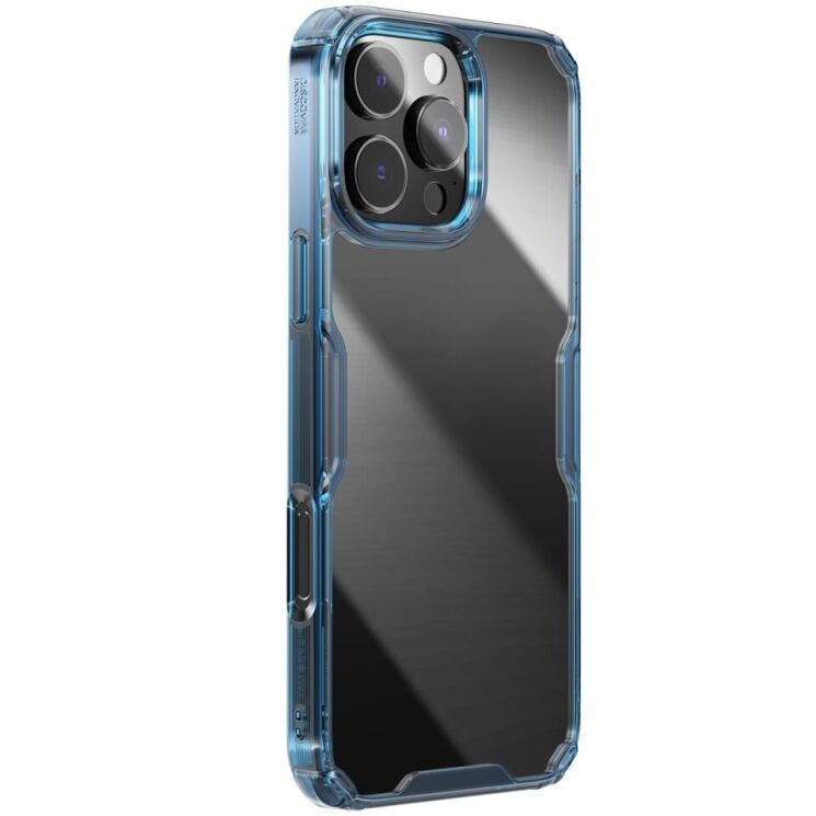 Силиконовый чехол NILLKIN Nature TPU Pro для Apple iPhone 16 Pro - Blue: фото 3 из 14