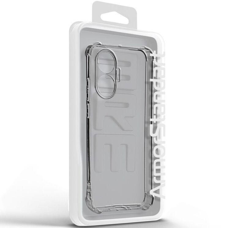 Силіконовий (TPU) чохол ArmorStandart Air Force для Xiaomi Poco F7 - Transparent: фото 3 з 6