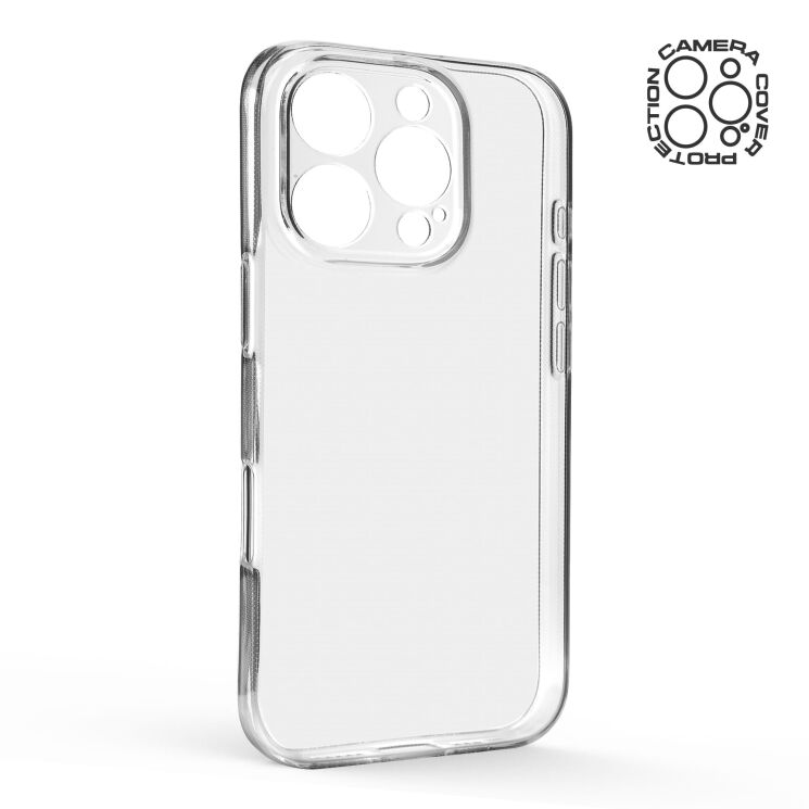 Силиконовый (TPU) чехол ArmorStandart Air Series для Apple iPhone 16 Pro - Clear: фото 3 из 6