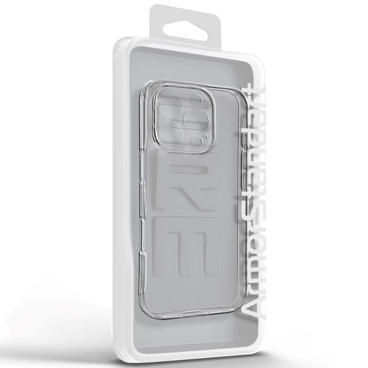 Силиконовый (TPU) чехол ArmorStandart Air Series для Apple iPhone 16 Pro - Clear: фото 2 из 6