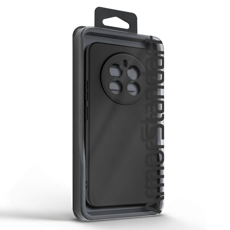 Силиконовый (TPU) чехол ArmorStandart Matte Slim Fit для Realme 12 / 12 Plus - Black: фото 5 из 5