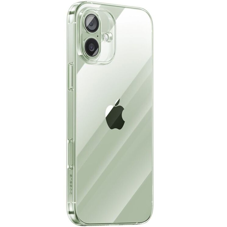 Силиконовый (TPU) чехол BASEUS Simple Series для Apple iPhone 16 - Transparent: фото 1 из 4