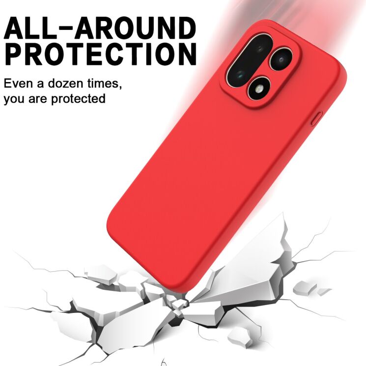 Силиконовый (TPU) чехол Deexe Silicone Case для OnePlus 15 - Green: фото 6 из 9