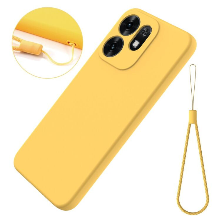 Силиконовый (TPU) чехол Deexe Silicone Case для OPPO Reno 16 - Red: фото 8 из 9