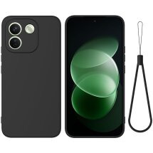 Силиконовый (TPU) чехол Deexe Silicone Case для Xiaomi Redmi Note 17 Pro Max - Black: фото 1 из 9