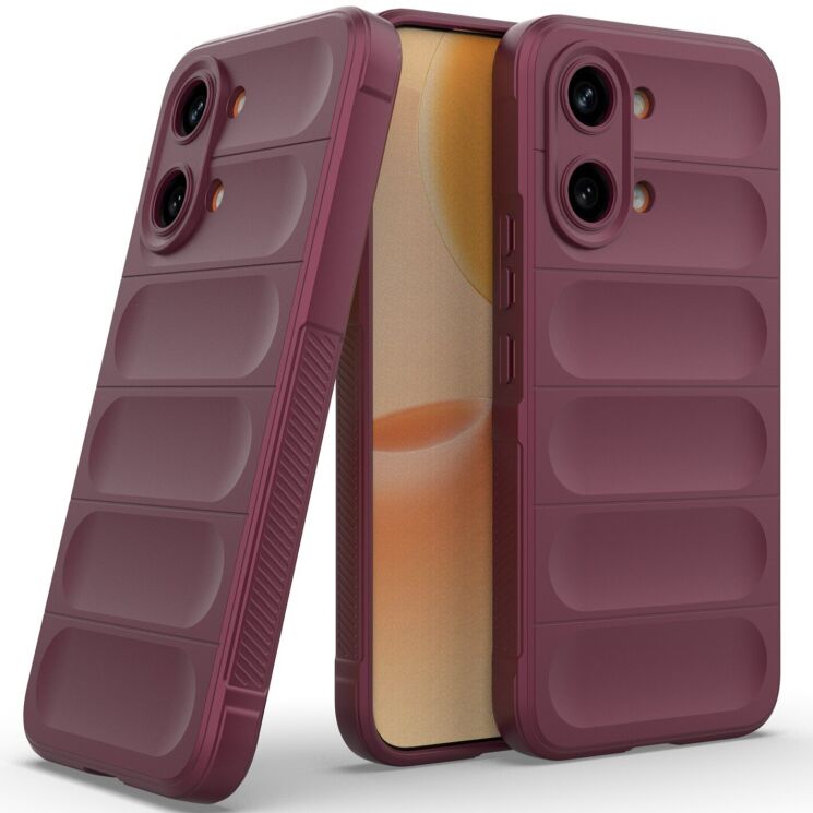Силиконовый (TPU) чехол Deexe Terra Case для Xiaomi Poco X8 Pro Max - Wine Red: фото 2 из 6